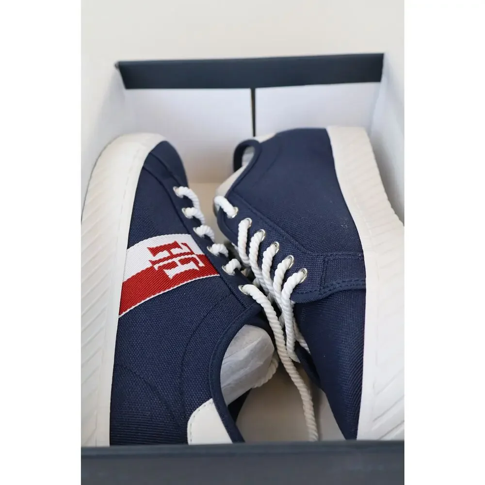 NEW Tommy Hilfiger Hartliy Sneakers Women's Navy Blue Low Top Lace Up Size 9.5M